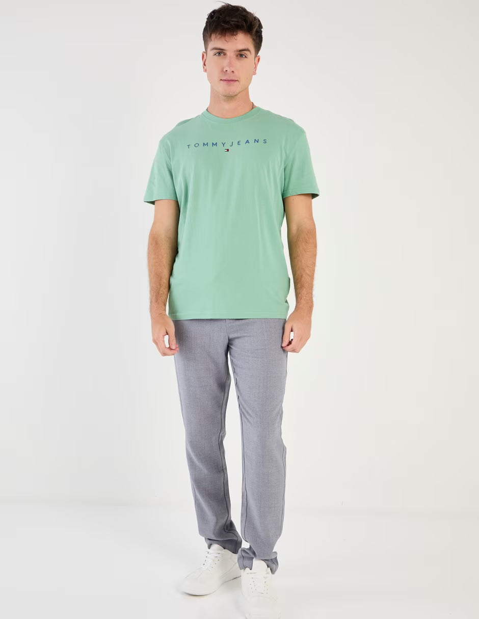 TJM REG LINEAR LOGO TEE EXT - ELLOS