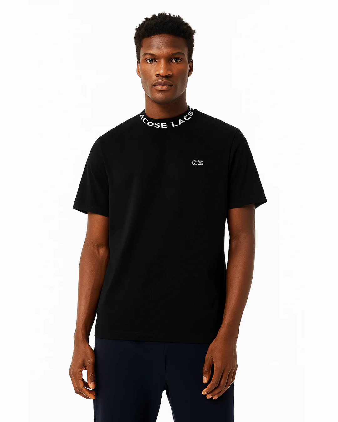 CAMISETA LACOSTE LISA LOGO CUELLO