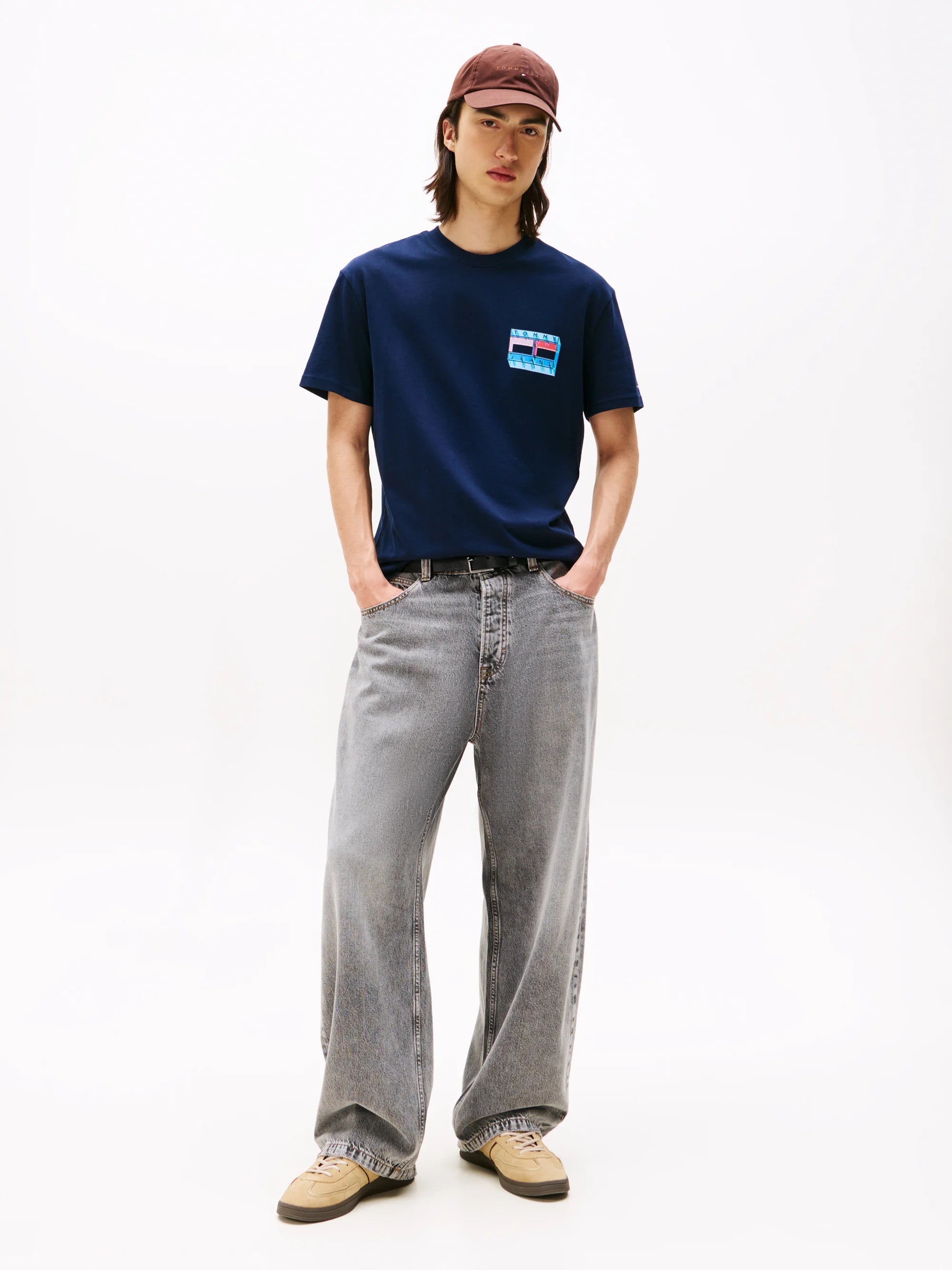 TJM REG DNA FLAG PLY TEE EXT - ELLOS