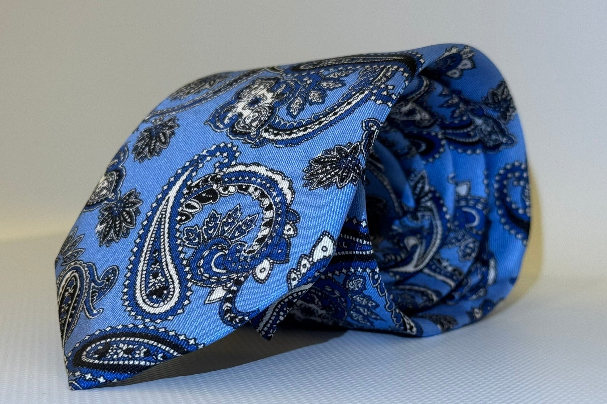 CORBATA AZUL CACHEMIR