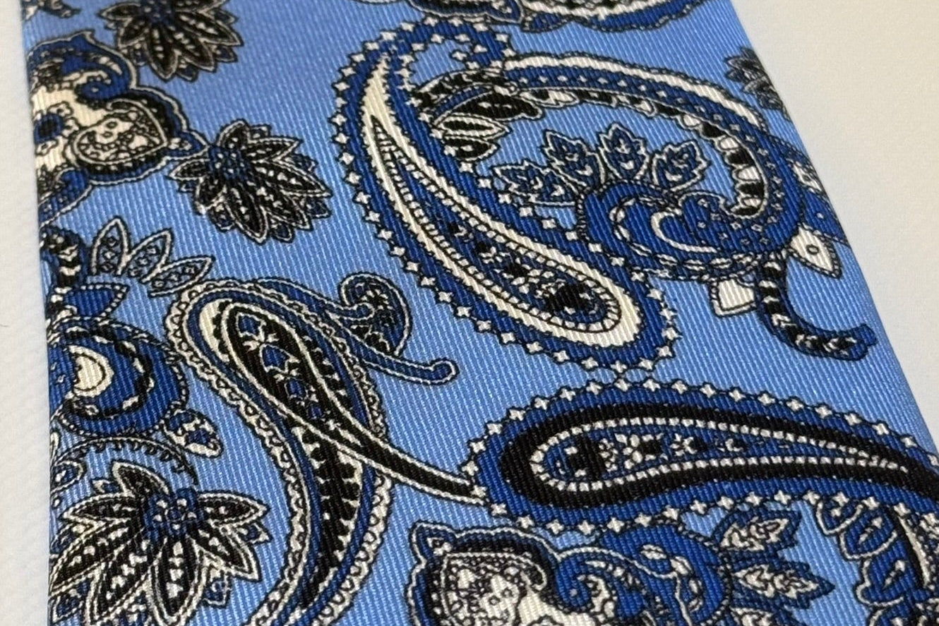 CORBATA AZUL CACHEMIR