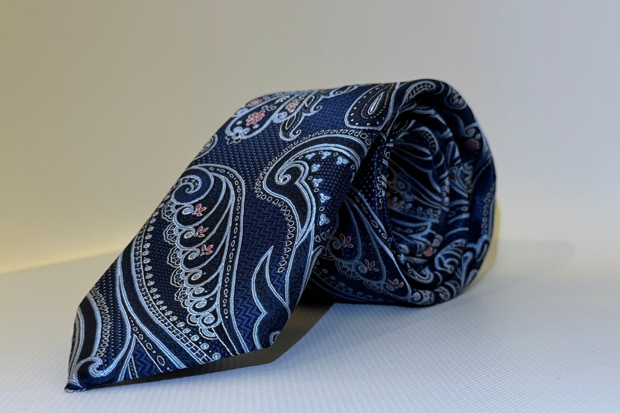 CORBATA AZUL PAISLEY