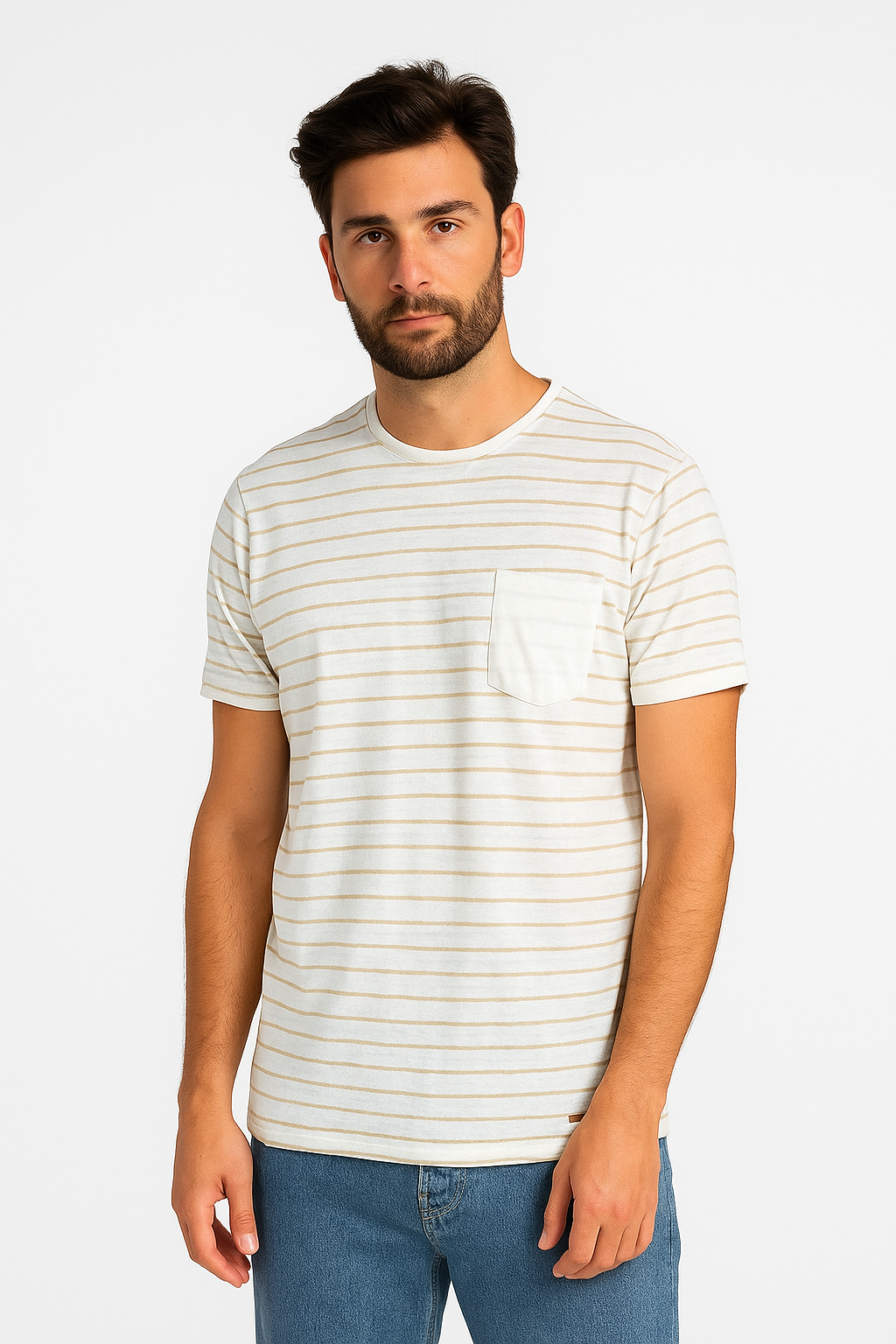 CAMISETA RAYAS LINO RAYAS