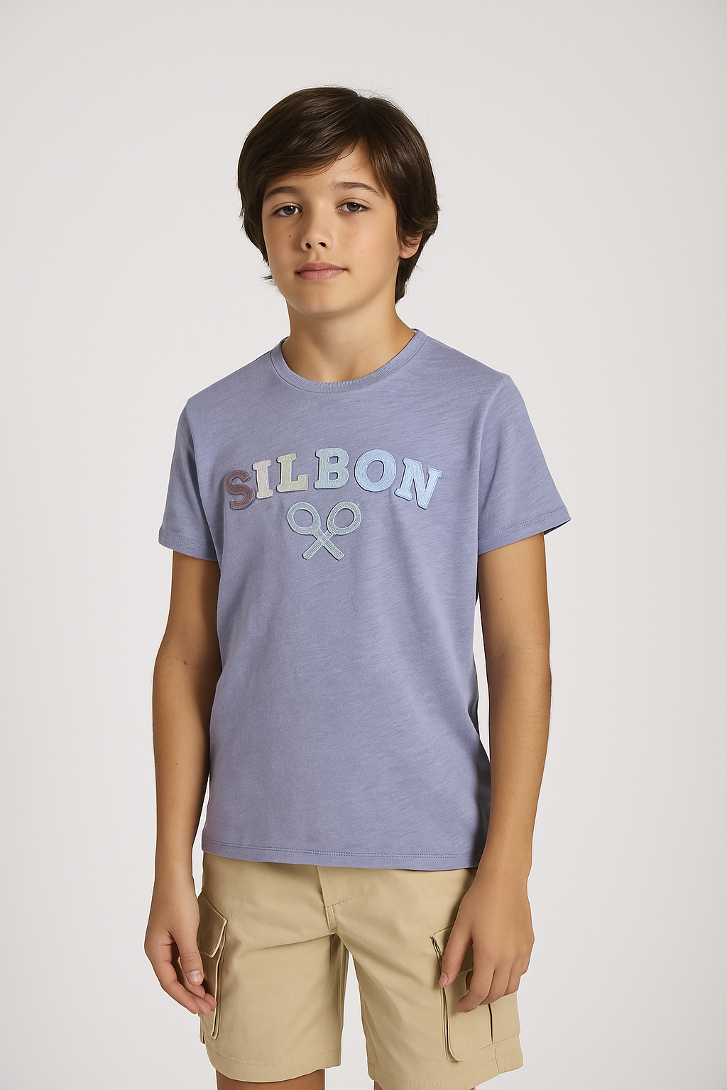 CAMISETA KIDS RAQUETA MEDIA