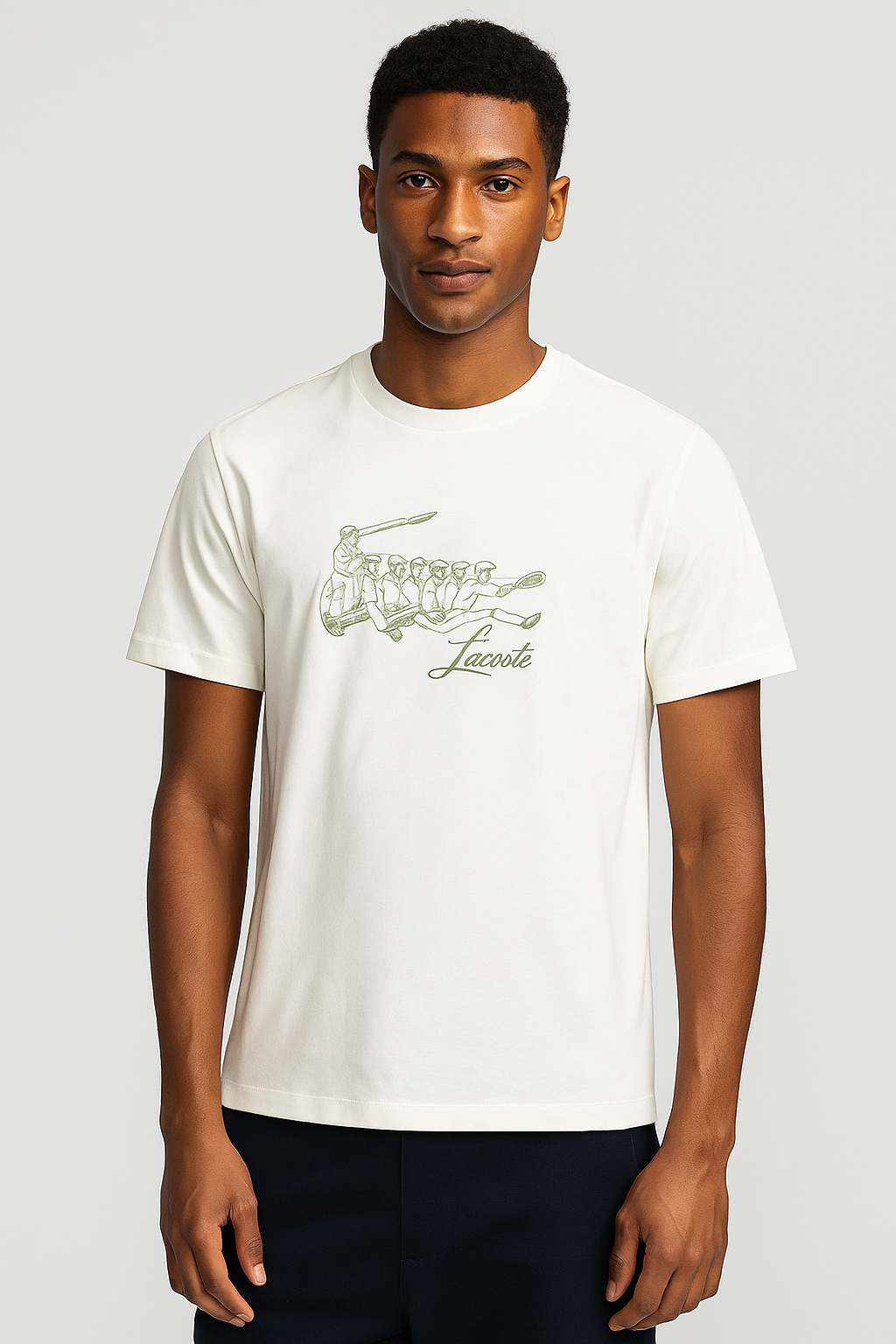 CAMISETA DE TENIS CON ESTAMPADO RENÉ