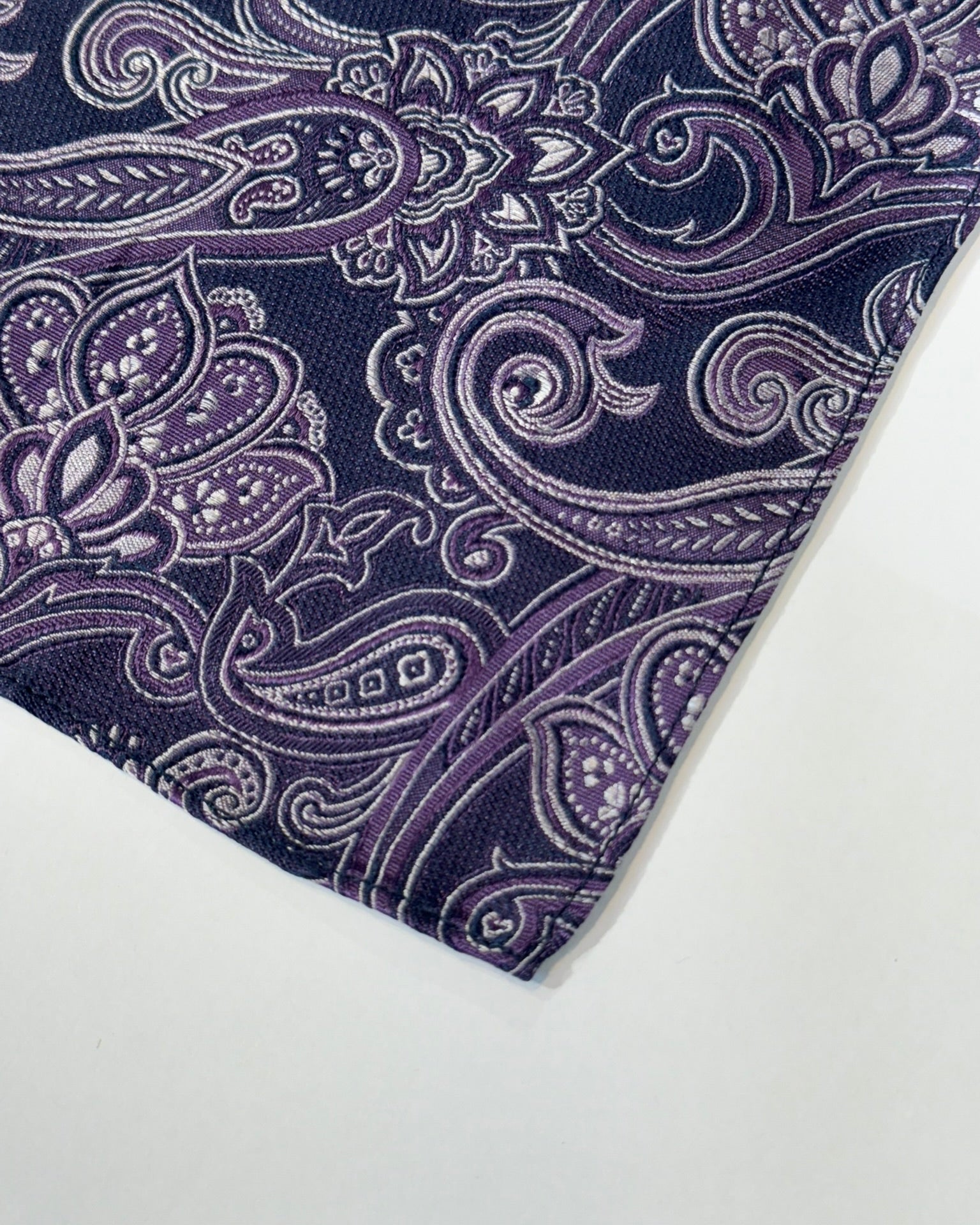 PAÑUELO CACHEMIR AZUL LAVANDA