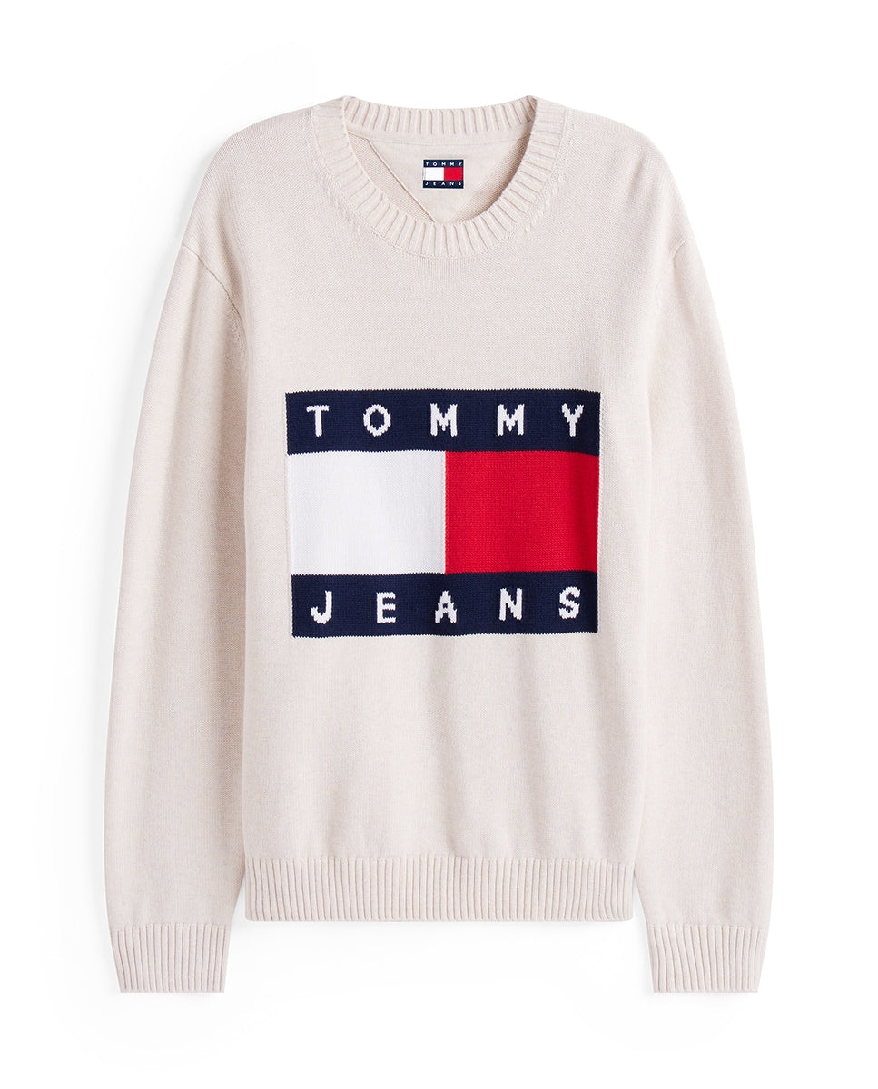 TJM REG MELANGE  FLAG SWEATER