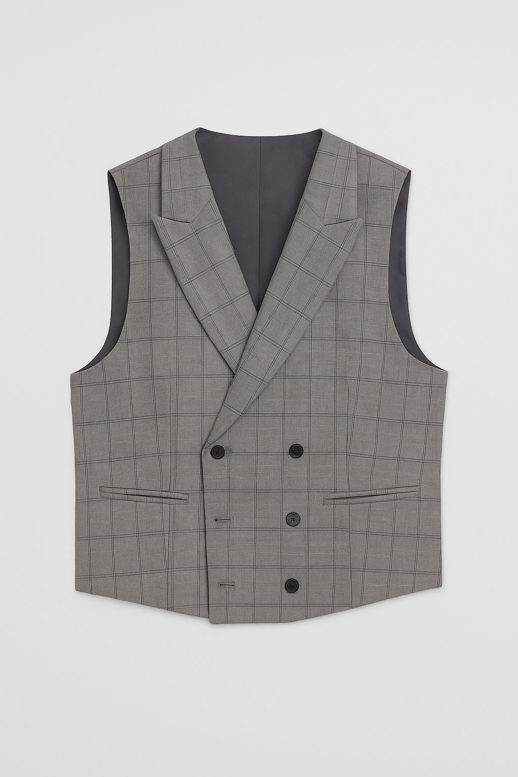 CHALECO CHAQUE CLASICO GRIS