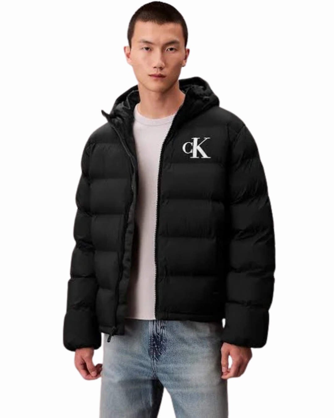 LS NYLON MONOGRAM PUFFER JKT - ELLOS