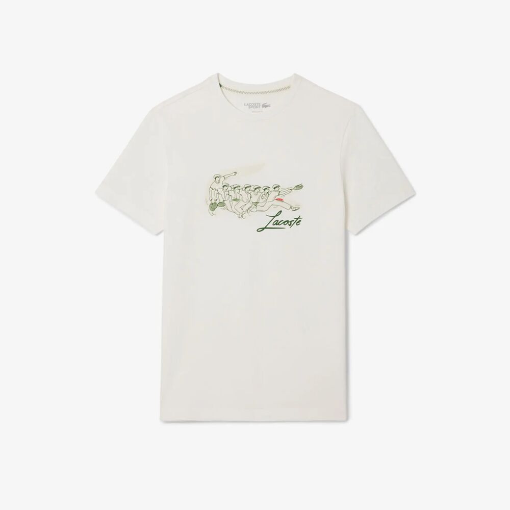 CAMISETA DE TENIS CON ESTAMPADO RENÉ