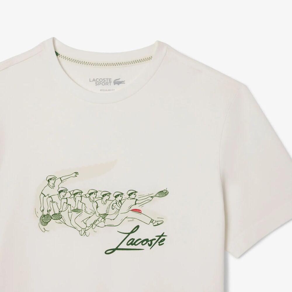 CAMISETA DE TENIS CON ESTAMPADO RENÉ