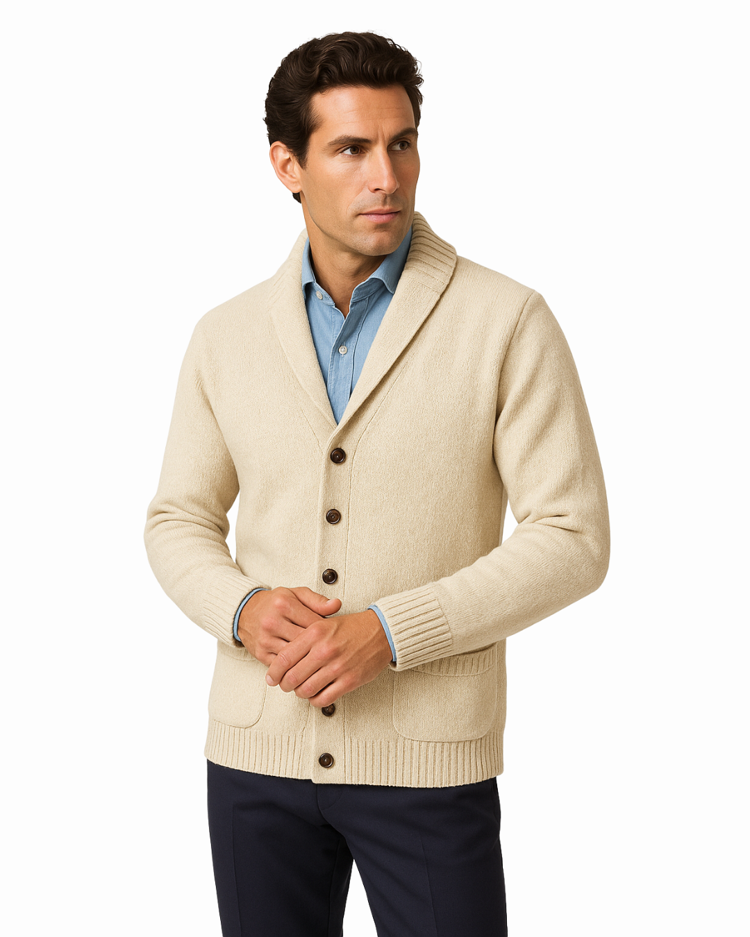 CHAQUETA PUNTO LANA THOMAS HARRISON